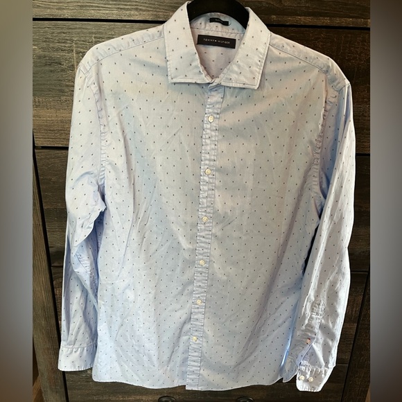 Men’s Tommy Hilfiger Dress Shirt 15 1/2, 32/33 Medium - Picture 1 of 7